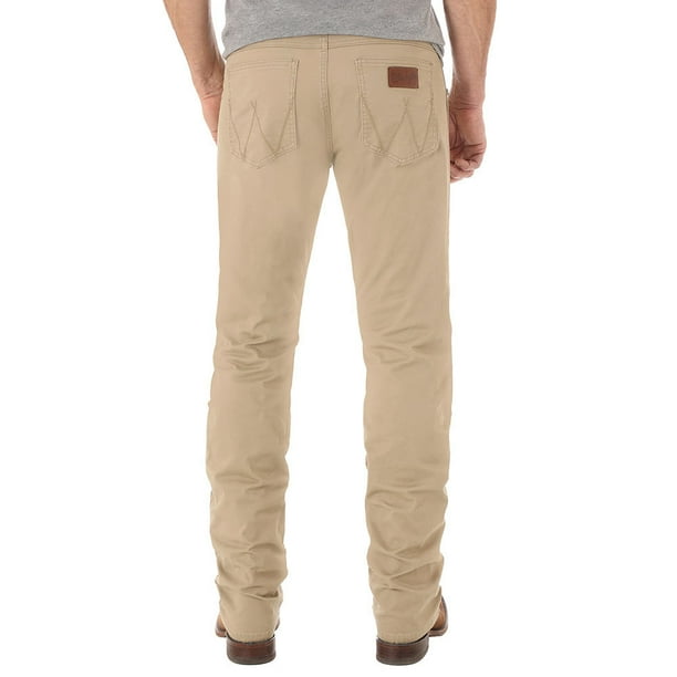 Wrangler - Wrangler Apparel Mens Retro Slim Fit Straight Leg Pant 36x36 Fawn - Walmart.com