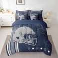 thumbnail image 2 of jejeloiu American Rugby Football 7-Piece Twin Bedding Sets,Boys Ball Games Bedding Comforter Set For Kids Reversible, 2 of 8