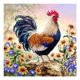 thumbnail image 1 of Cuadros Decorativos 5D DIY Diamond Painting Kits Full Square Drill Rooster Mosaic Art (FF426) Tmvgtek embutido en tela, 1 of 8