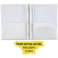 thumbnail image 4 of Five Star 2-Pocket Folder, Stay-Put Folder (white), 4 of 7