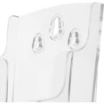 CACAcrylic Brochure Holder 3 Tier Clear Literature Organizer Magazine