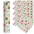 thumbnail image 2 of Giyblacko Christmas Gift Wrapping Paper 5PCs ( 75cmX50cm)Single-sided Christmas Wrapping Paper, Classic Santa Claus And Patterns, 2 of 2