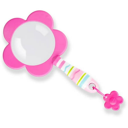 Pretty Flower Bed - Melissa & Doug Sunny Patch Pretty Petals Flower Magnifying Glass with Shatterproof Lens