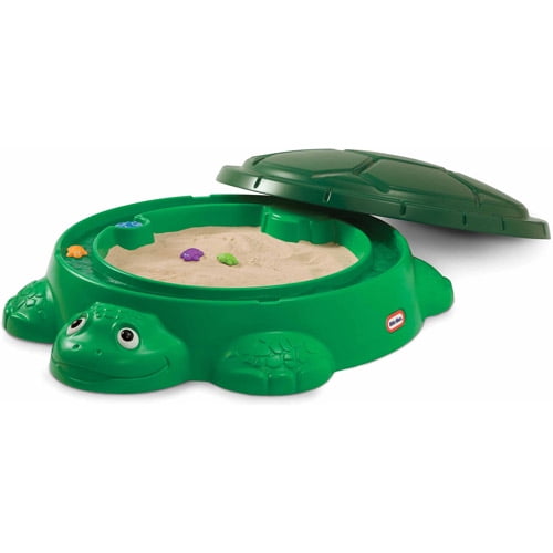 little tikes green turtle sandbox