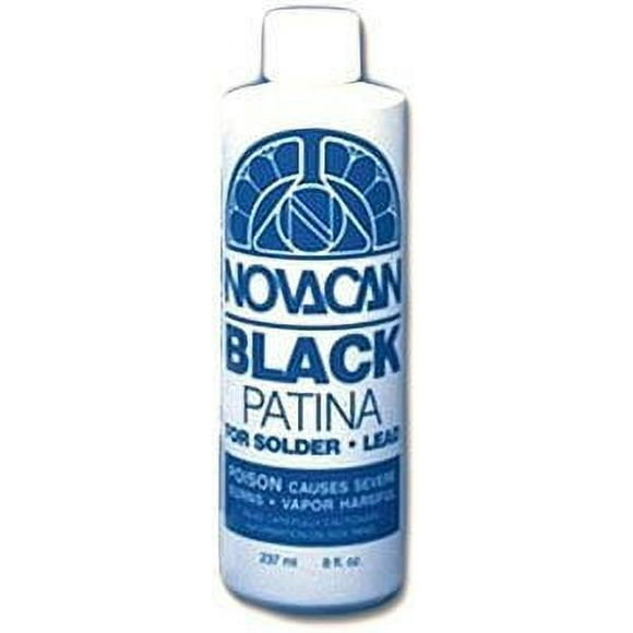 Botella Novacan Patina Black para plomo y soldadura de 473 ml