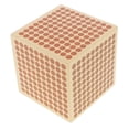 thumbnail image 3 of Montessori Mathematics Material Math Toy 9x Thousand Cubes Kids Educational, 3 of 6