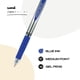 thumbnail image 3 of Bolígrafos de Gel Uni-Ball Signo RT 0.7 mm Azul Medio Paquete de 12, 3 of 7