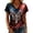 A-Black456, variant on XIAONU Women's American Flag Floral Butterfly Print T-Shirt Short Sleeve V Neck Pullover Tee Soft Patriotic Casual T-Shirts