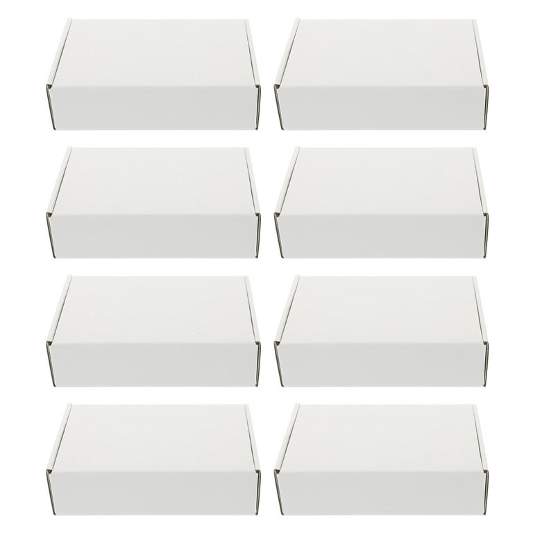 50-Pack White Corrugated Packaging Boxes 4x3x2, Bulk Small Cardboard  Foldable Mailers for Shipping, Packing, Gift Wrapping, Moving, Mailing,  Storage