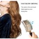 thumbnail image 4 of Cepillo para el cabello Peine para masaje del cuero cabelludo Cepillo para el cabello Cerdas Nylon Mujeres Mojado Rizado Desenredar cepillo para el cabello para salón Peluquería Herramientas de peinado dorado oso de fresa Electrónica, 4 of 5
