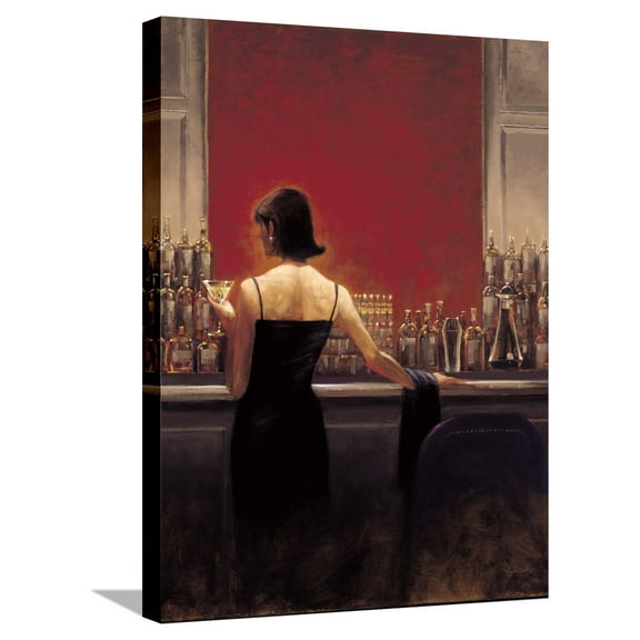 Art.com Evening Lounge Stretched Canvas Print Wall Art by Brent Lynch, 18" x 24"