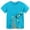 Blue, variant on Toddler Boys Shirts & Tops Summer Cartoon Rainbow Print Crew Neck Short Sleeve Pullover T Shirts Sportwear,Blue,1-2 Years