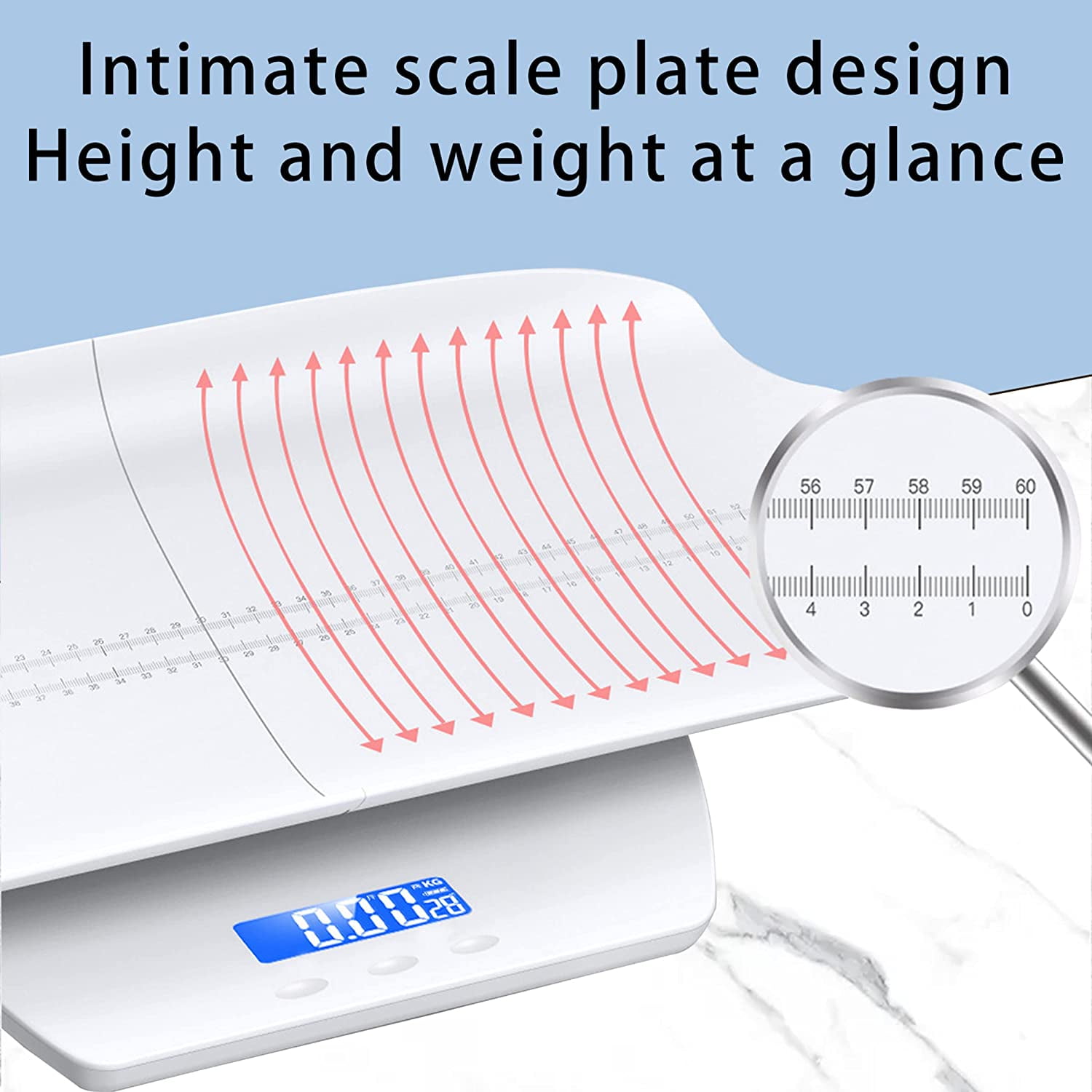 Digital Baby Weighing Scale With Tray For Newborn Baby And Kitchen