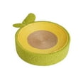 thumbnail image 2 of Green Bowl Shape Cat Scratcher Pad Sisal Rope Scratch Board Circular Design Non Shedding Base Fabric Cover Green Color Cloth Material Free Size, 2 of 9