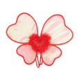 thumbnail image 4 of Alas de mariposa para niñas, accesorios de disfraz para carnaval, día de San Valentín Organza con ribete, 4 of 9