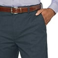 thumbnail image 3 of Kirkland Signature Men’s Non-Iron Comfort Pant with Expander Waist (Mood Indigo Pin Dot, 32x30), 3 of 4
