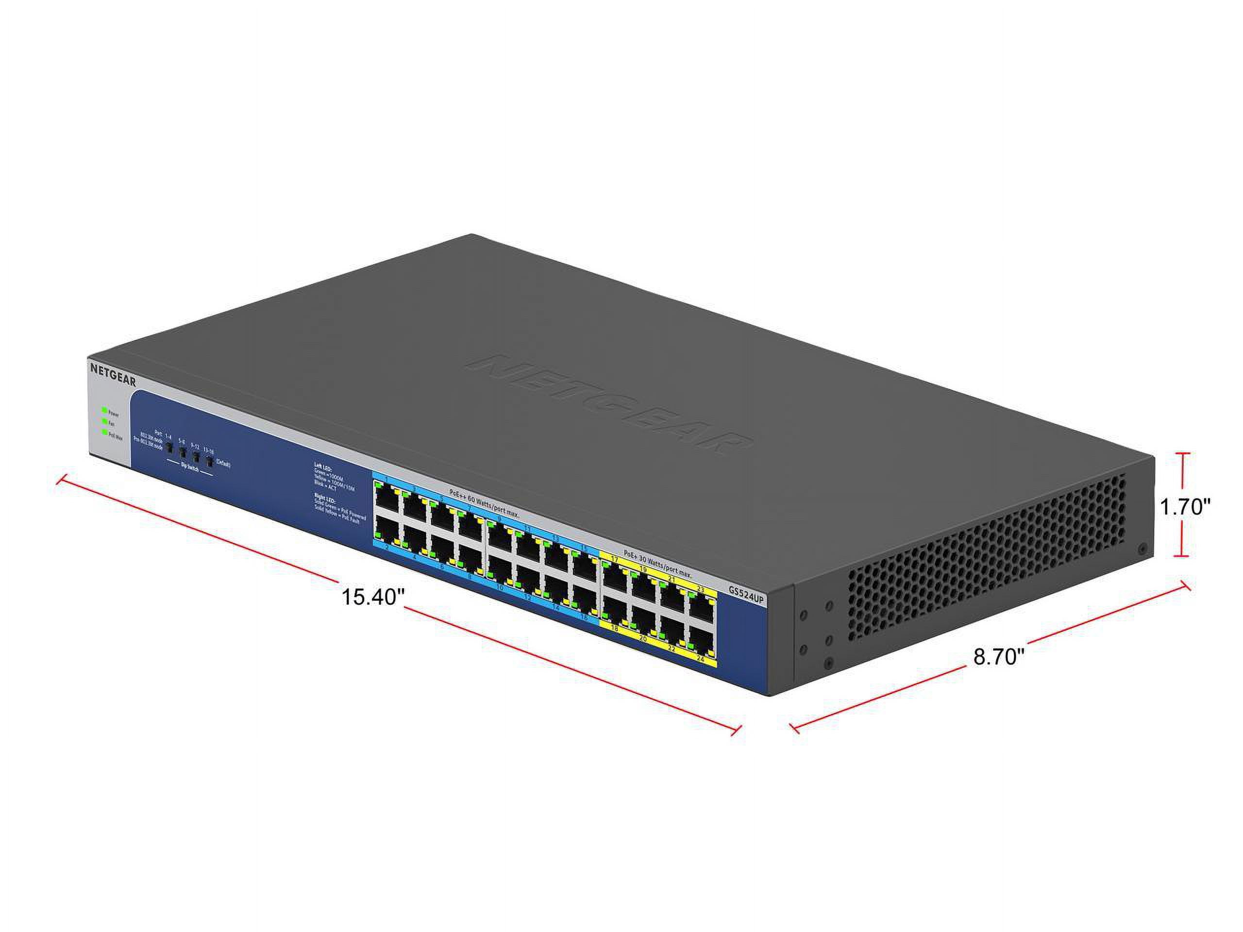 Netgear GS524UP Ethernet Switch