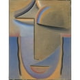 thumbnail image 3 of Alexej von Jawlensky 20x24 Black Modern Framed Museum Art Print Titled - Abstract Head, Evening (1927), 3 of 5