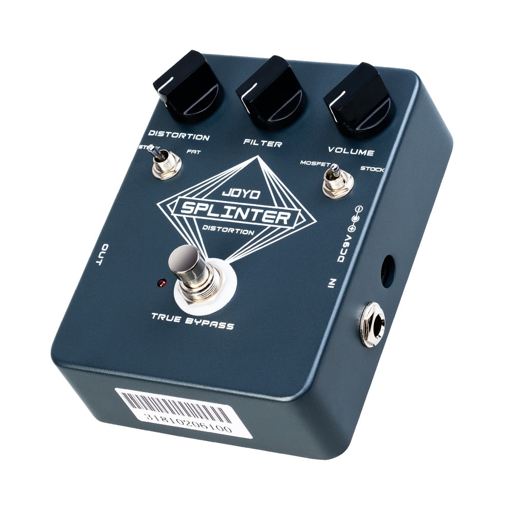 JOYO JF-21 SPLINTER Distortion Guitar Effect Pedal 2 Modes with Clipping Circuits