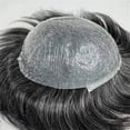 thumbnail image 6 of Human Hair System Men's Hairpiece No Glue Required 0.08mm Thin Skin Toupee for Men, 6 of 7