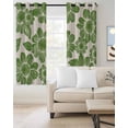 thumbnail image 2 of Green Spring Floral Blackout Curtains for Bedroom Living Room Darkening Curtains 63 Inches Long Pastoral Flower Rustic Window Curtain 2 Panels Set Insulated Window Treatment Grommet Drapes 42"x63", 2 of 9