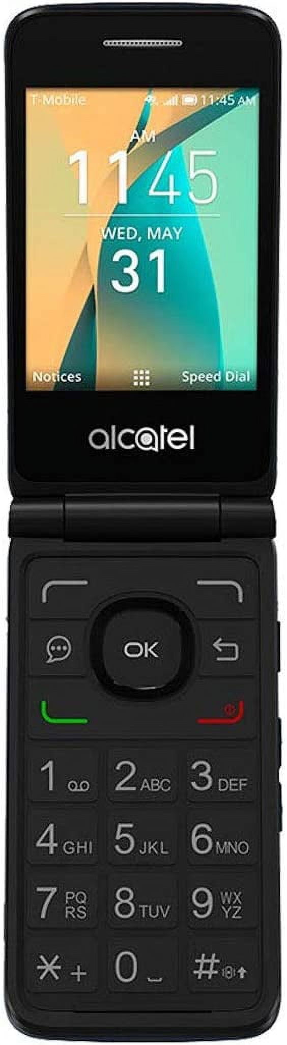Alcatel Go Flip 4 4056W 4GB (solo T-Mobile) - Teléfono Flip - para personas  mayores fácil de usar (renovado)