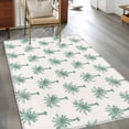 thumbnail image 3 of Green Palm Trees Area Rug 4x6 Washable Rug Non Slip Country Summer Botanical Tropical Plants Large Area Rug Indoor Floor Carpet for Entryway Bedroom Kitchen Living Room Home Office Dining Room, 3 of 8