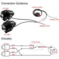 thumbnail image 5 of 2PCS U5 Motorcycle Headlights - 15W 3000LM Motorcycle Headlight with 3 Mode IP65 Waterproof Motorcycle Range 200m, 5 of 5