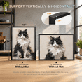 18x24 Black Aluminum Picture Frame with Plexiglass for Wall Display ...