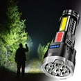 thumbnail image 5 of Matoen LED Flashlight USB Rechargeable, High Lumens Tactical Light with Sidelight, Zoomable Handheld Super Brightest Flashlights for Outdoor Camping, 5 of 9