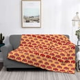 thumbnail image 2 of Yiaed Red Cars Print Blanket Throw Blanket Soft Cozy Flannel Blanket for Home Bed Sofa Couch Chair-50"x40", 2 of 6