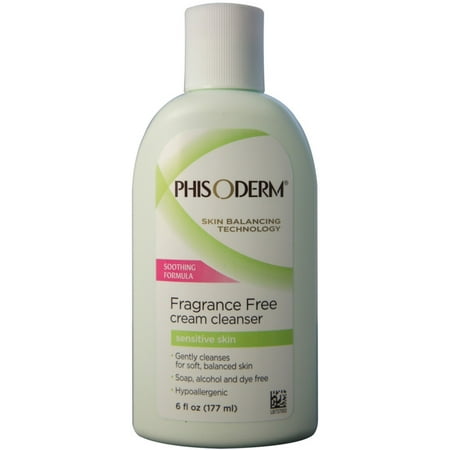 Phisoderm Fragrance Free Cream Cleanser For Sensitive Skin 6 (Best Cream Cleanser For Sensitive Skin)