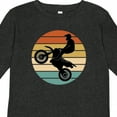 thumbnail image 4 of Inktastic Dirt Biking Motocross Retro Boys or Girls Long Sleeve Toddler T-Shirt, 4 of 5
