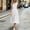 White, variant on QUNYINEY Button Down Dresses for Women Sleeveless A Line Black Midi Sundress Loose Fit Casual with Pockets Collared Dresses S-2XL