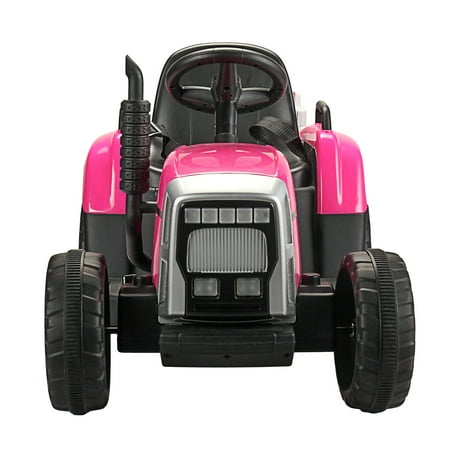 Topcobe Electric Tractor  Kids Ride on Tractor with Trailer  Rose Red price history on PriceWatchPro