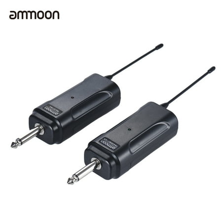 Wireless Instrument Receiver Bass Guitar - ammoon Portable Wireless Audio Transmitter Receiver System for Electric Guitar Bass Electric Violin Musical Instrument