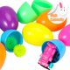 thumbnail image 4 of Huevos de pascua de plástico Aitsite, paquete de 98 unidades, varios colores, con juguetes, 4 of 7
