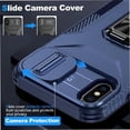 thumbnail image 3 of Funda para GANGXUN iPhone X - Soporte metálico, Función magnética, Azul, 3 of 5