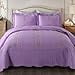 thumbnail image 2 of MarCielo Ensemble de Courtepointe Légère 3 Pcs Couvre-Lit en Microfibre Pré-Lavé Lapaz, 2 of 4