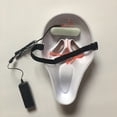thumbnail image 6 of LED Light Up Ghost Mask, Neon Glowing Scream Face Mask for Halloween Cosplay Costume Party, 6 of 11