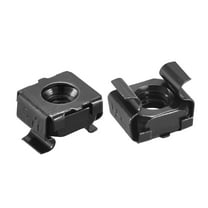 Uxcell Snap-in Cage Nuts, M6 x 1mm Carbon Steel Nut for Server Shelve Cabinet 5 Pack