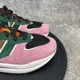thumbnail image 2 of New Balance Shoes Mens Size 10 D 57/40 Pink Lemonade Green Suede Casual Sneaker, 2 of 6