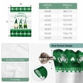 thumbnail image 6 of St. Patrick's Day Tie Up Curtains for Windows, Adjustable Balloon Window Shades, Shamrock Gnomes Gold Coin Plaid Wood Kitchen Window Treatments Adjustable Roll Up Curtain for Basement/Nursery 52"x45", 6 of 8