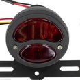 thumbnail image 2 of DC12V Motorcycle Taillight Brake Lamp with License Plate Bracket Universal Fit for Honda, 2 of 3
