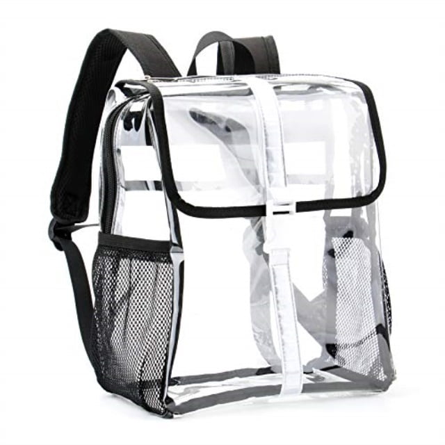jomparo jomparo heavy duty small clear backpack durable pvc seethru
