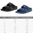 thumbnail image 7 of Alpine Swiss Mens Double Strap EVA Slide Sandals Sole Flat Casual Comfort Shoes, 7 of 7