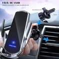 thumbnail image 4 of Cargador de Coche DQST Inalámbrico con Sujeción Automática y Soporte de Ventilación para Teléfonos M, 4 of 7