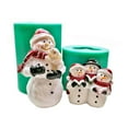 thumbnail image 5 of CIYISON 3D Snowman Silicone Mold for Christmas Candle Making Resin Molds Soap Clay Mould DIY Cake Chocolate Decorating, 5 of 6