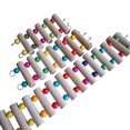 thumbnail image 1 of Flmtop Hamster Parrot Colorful Climbing Ladder Bridge Bite Swing Chewing Bird Pet Toy, 1 of 7