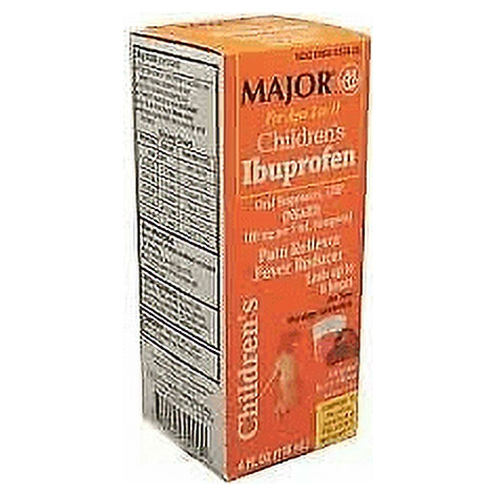 Major Kid's Ibuprofen Oral Suspension Reduces Pain & Fever, Berry, 2-Pack - image 4 of 5